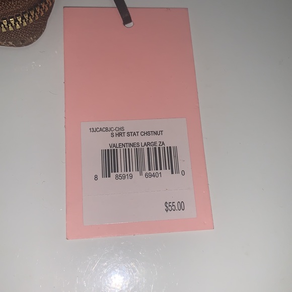 NWT Juicy Couture Chestnut Petal Stat Word on the Street Handbag with Wristlet - Picture 7 of 7